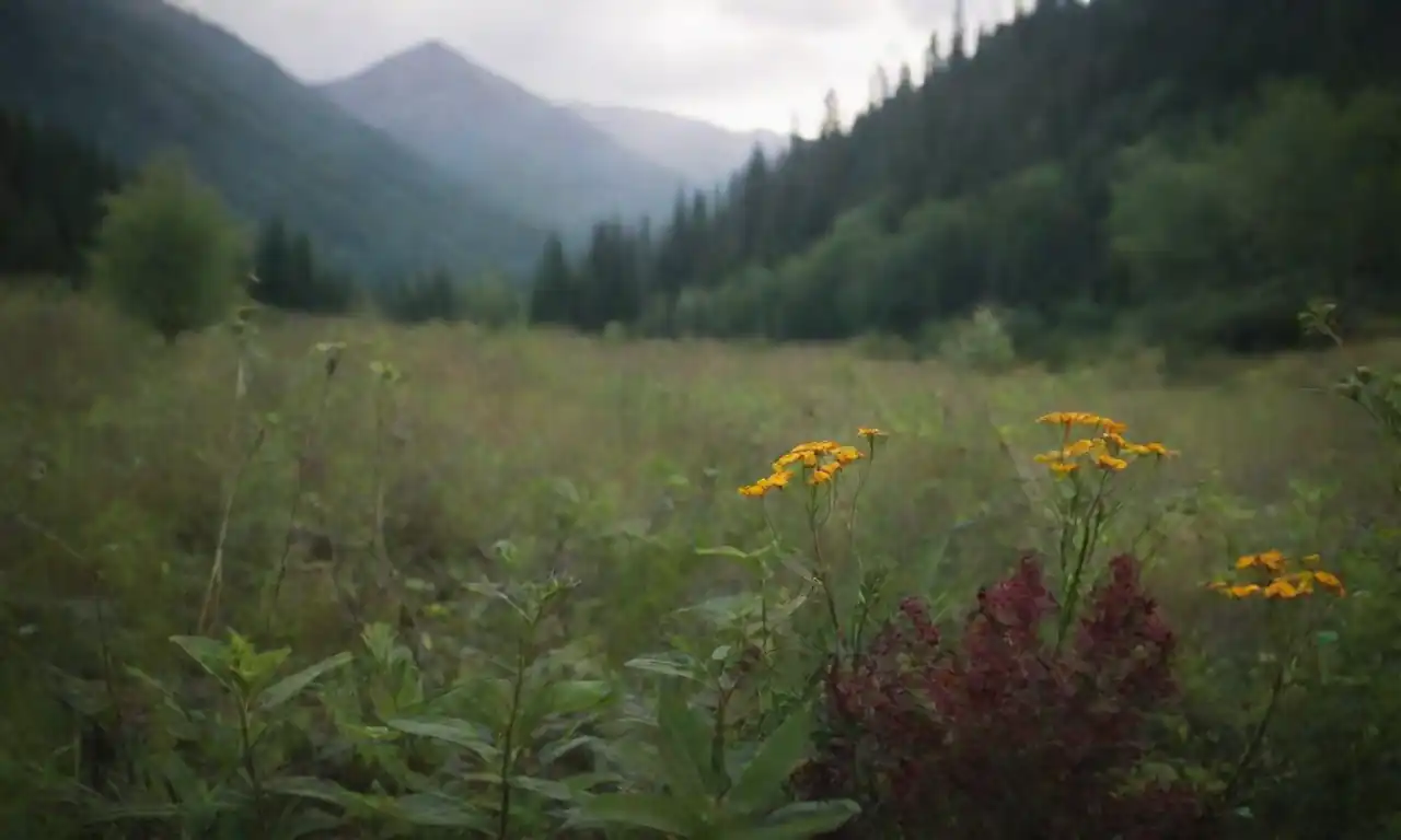 Un ecosistema equilibrado con diversidad de flora y fauna coexistiendo armoniosamente en su hábitat natural.