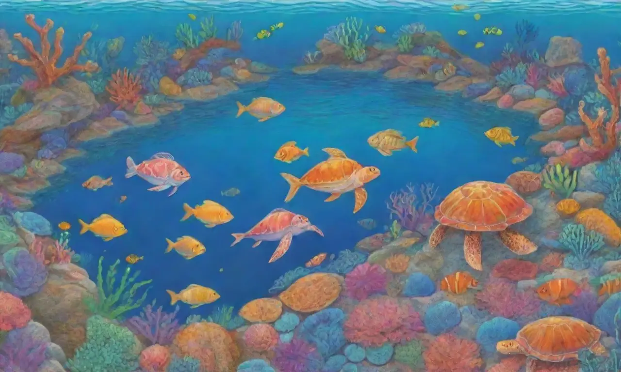 Un ecosistema marino vibrante y diverso que resalta la belleza y la importancia de la conservación
