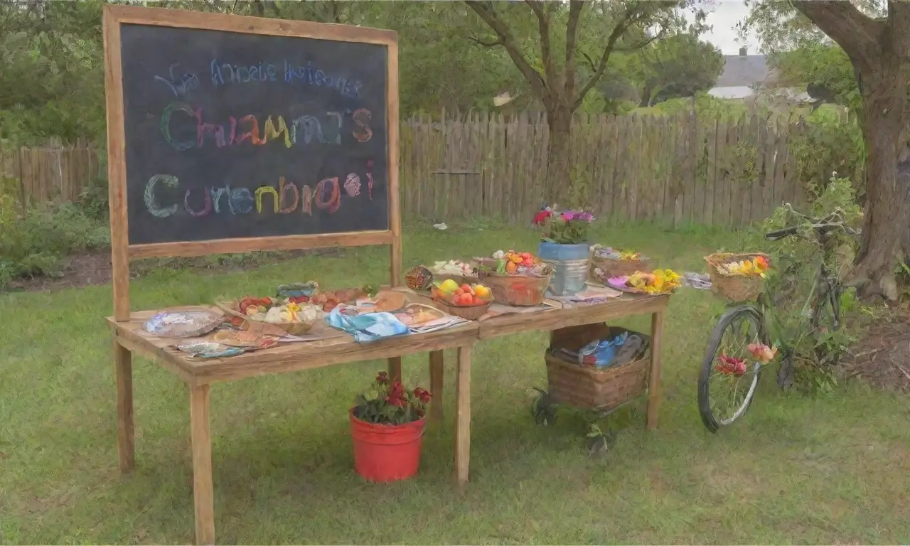 Un vibrante jardín comunitario lleno de vida, diversidad y sostenibilidad