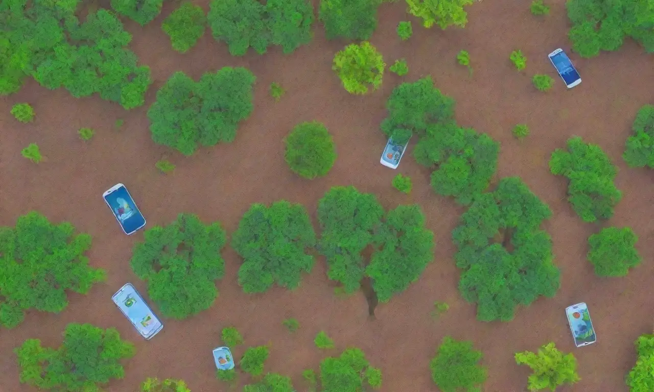 Comunidad unida usando tecnología para reforestar y cuidar la naturaleza