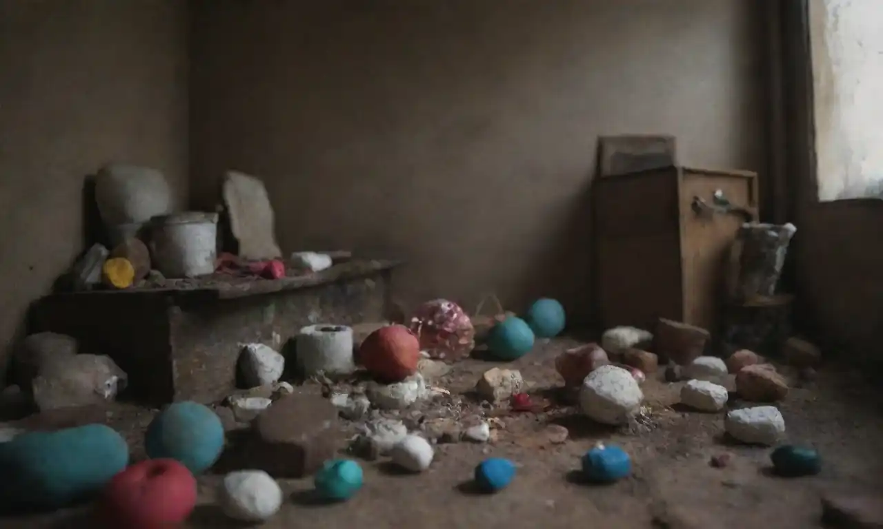 Una instalación artística que utiliza materiales reciclados para crear conciencia sobre el medio ambiente.