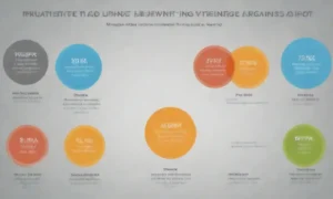 Infografía mostrando varias fuentes de financiación para proyectos de energía limpia