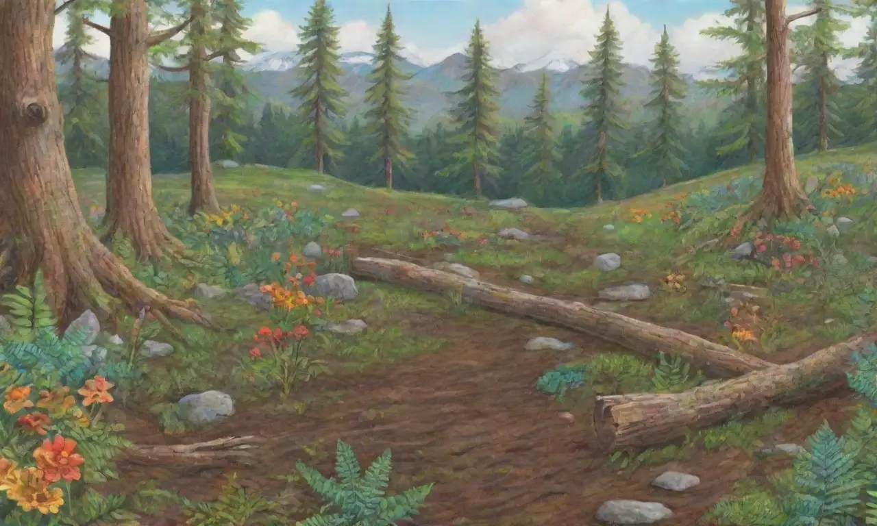 Un bosque vibrante y lleno de vida