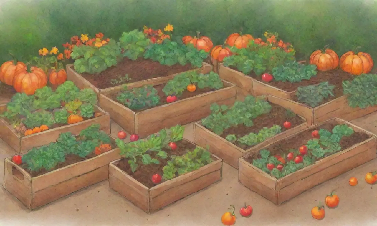 Un jardín vibrante lleno de colores, texturas y vida