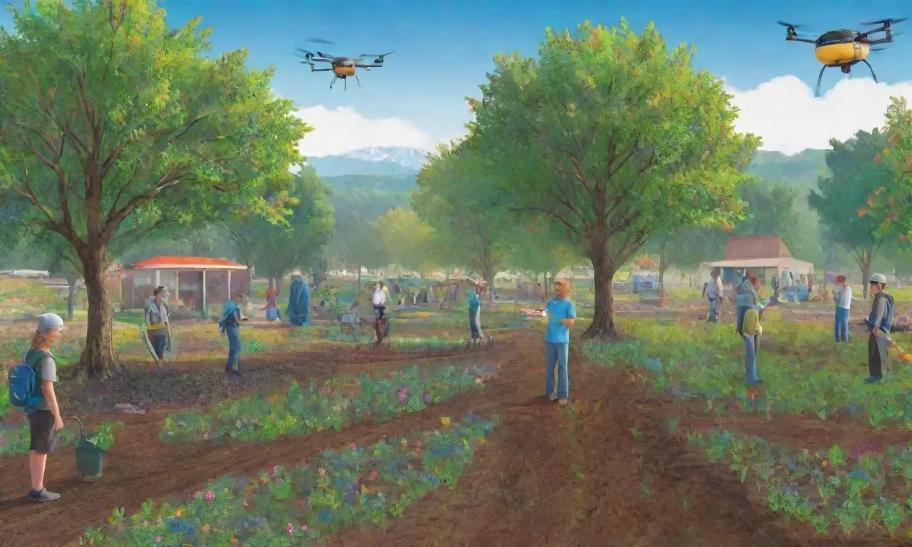 Naturaleza y tecnología se unen en un ecosistema vibrante y sostenible