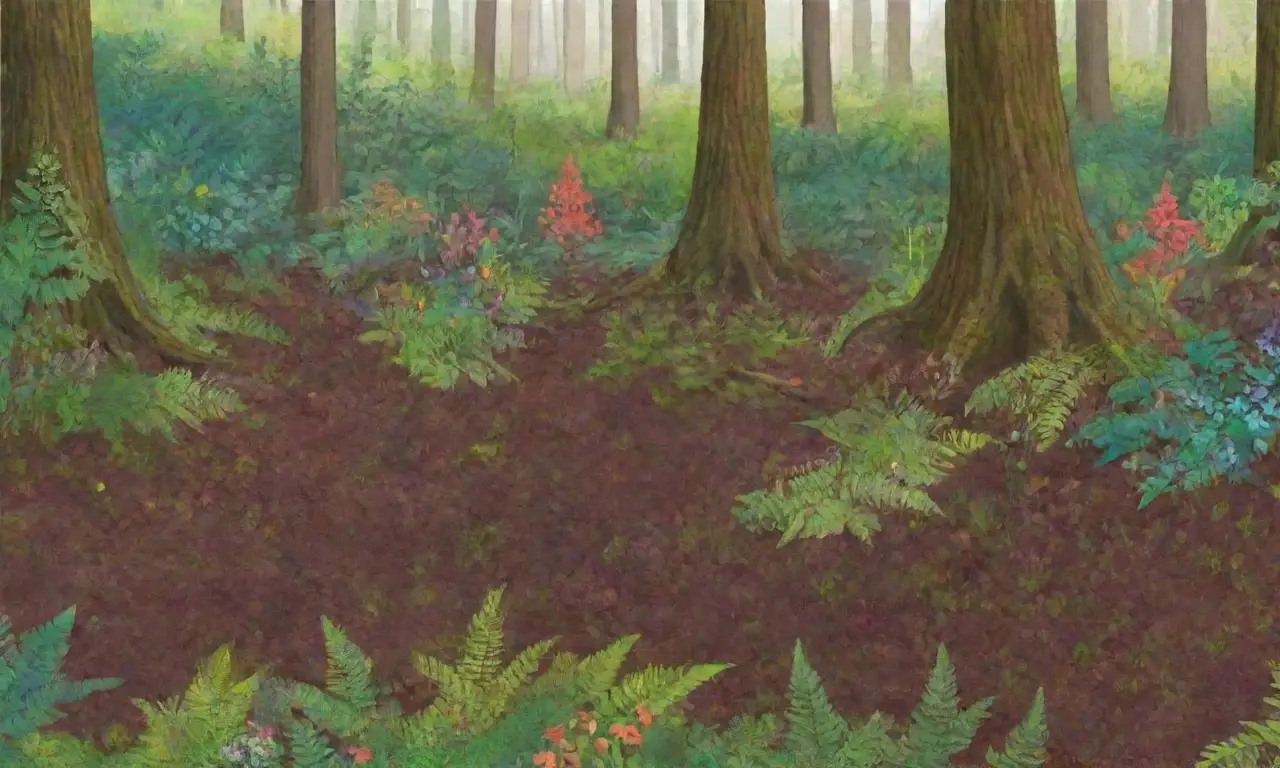 Un ecosistema vibrante y diverso florece en armonía con la naturaleza
