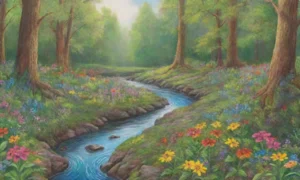 Un paisaje natural vibrante y lleno de vida