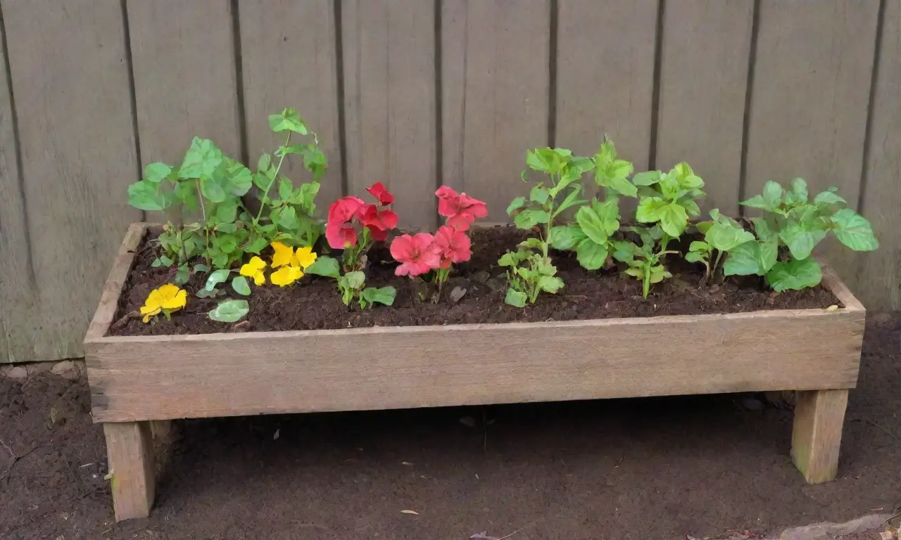 Un vibrante ecosistema de compostaje florece con colores y aromas naturales
