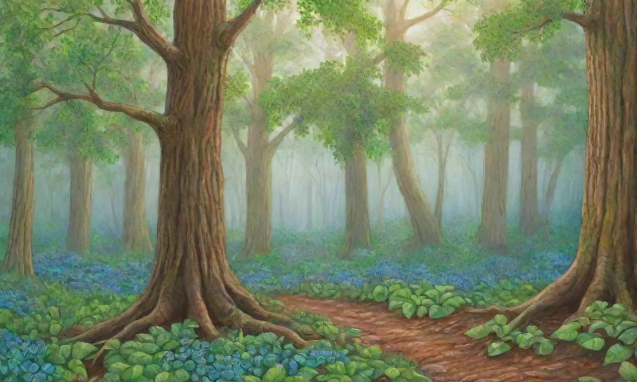 Un ecosistema vibrante y sereno donde la naturaleza florece en armonía